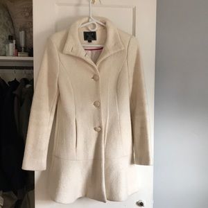 Fleet Street cream pea coat